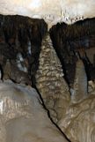 Christmas tree shaped stalmite in Cavern